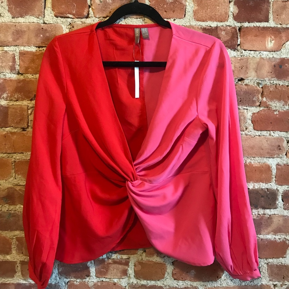 ASOS NWT color block blouse